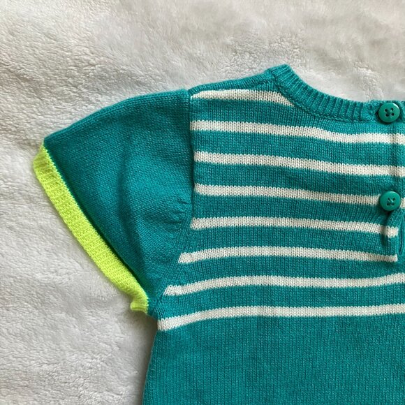 Gymboree Toddler Knit Dress 18-24M | Teal Green Birds GUC - Picture 12 of 16